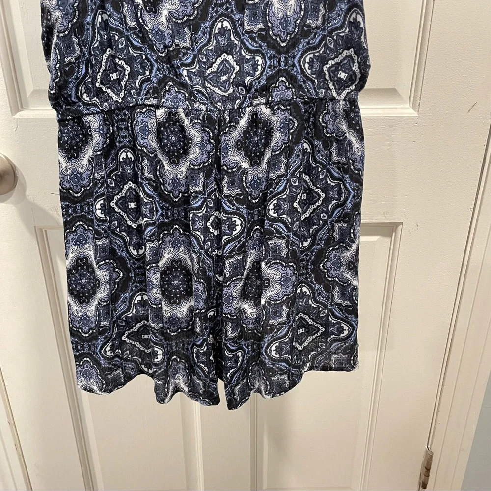 Women’s Ambiance Multi Colored Romper With Adjustable Straps - Picture 7 of 11